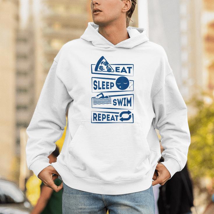 Eat Sleep Swimming Repeat Swimming Unisex Hoodie Eat Sleep Swimming Repeat Swimming Unisex Hoodie