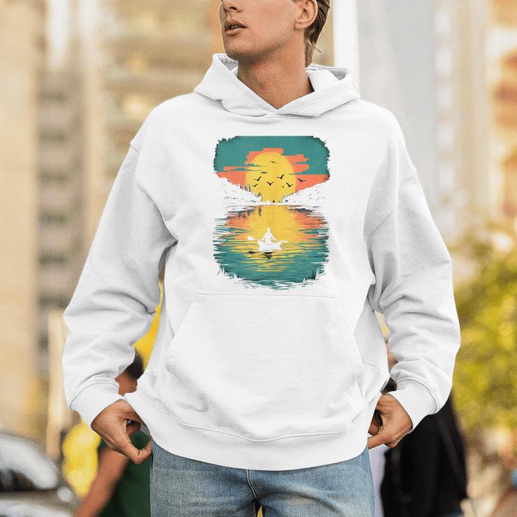Kayak Kayak Canoe Lake Kayak Canoeing Sleeveless Unisex Hoodie
