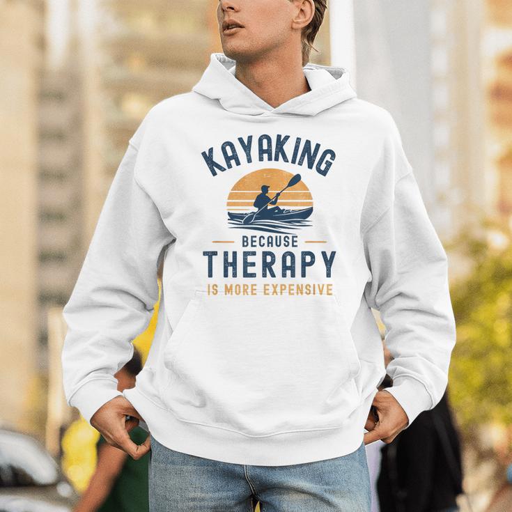 Kayaking Therapy Kayaker Canoe Paddle Lake River Unisex Hoodie Kayaking Therapy Kayaker Canoe Paddle Lake River Unisex Hoodie