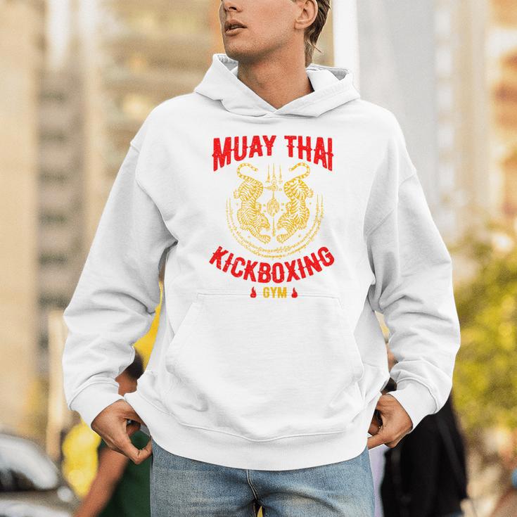 Muay Thai Tiger Kickboxing Gym MMA Street Fight Kickboxing Unisex Hoodie