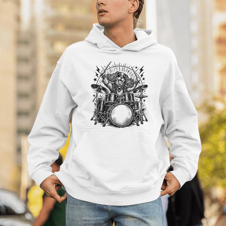 Spaniel Rock Drum Kit Unisex Hoodie Spaniel Rock Drum Kit Unisex Hoodie