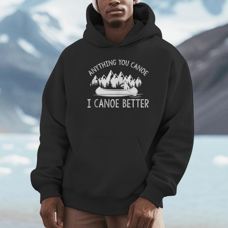 Anything You Canoe I Canoe Better Canoe Lovers Sleeveless Unisex Hoodie Anything You Canoe I Canoe Better Canoe Lovers Sleeveless Unisex Hoodie