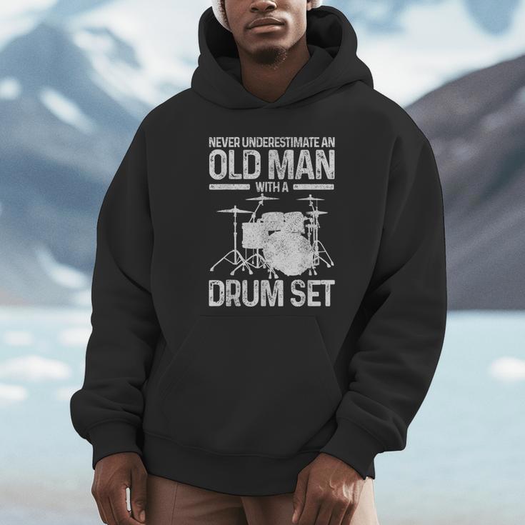 Drummer Drum Kit Vintage Drummer Unisex Hoodie Drummer Drum Kit Vintage Drummer Unisex Hoodie