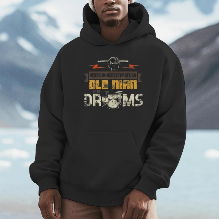 Drummer Drummer Pensioner Drum Kit Unisex Hoodie Drummer Drummer Pensioner Drum Kit Unisex Hoodie