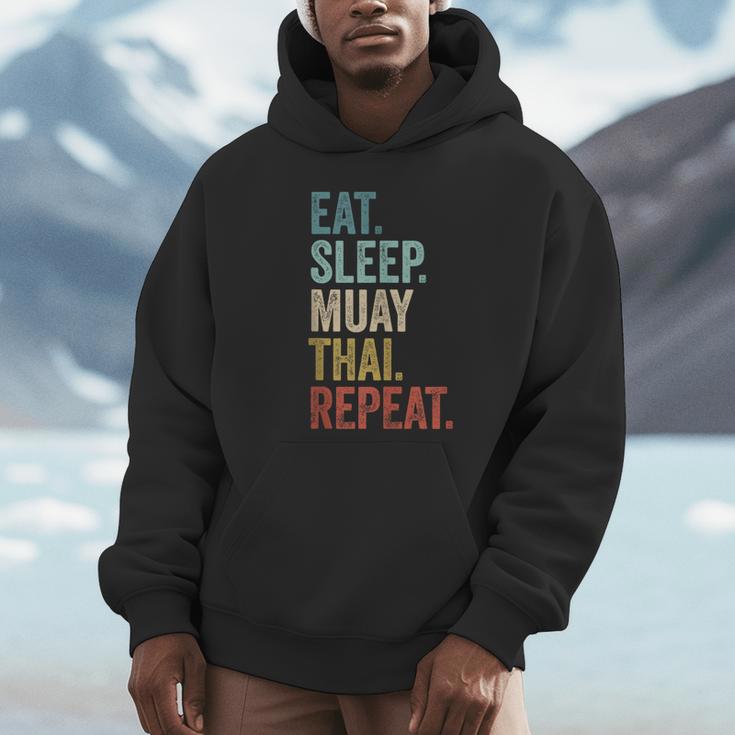 Eat Sleep Muay Thai Repeat Thai Boxing Unisex Hoodie Eat Sleep Muay Thai Repeat Thai Boxing Unisex Hoodie