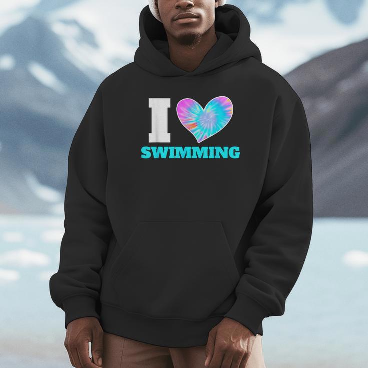 I Love Swimming Swimmer Swim Unisex Hoodie I Love Swimming Swimmer Swim Unisex Hoodie