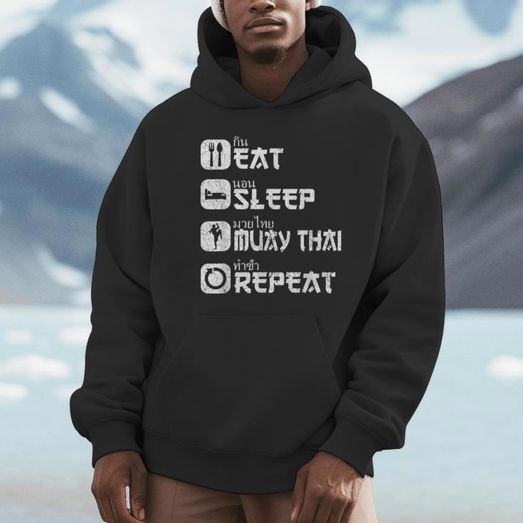Muay Thai Boxing Thai Boxer Thai Kickboxing Unisex Hoodie