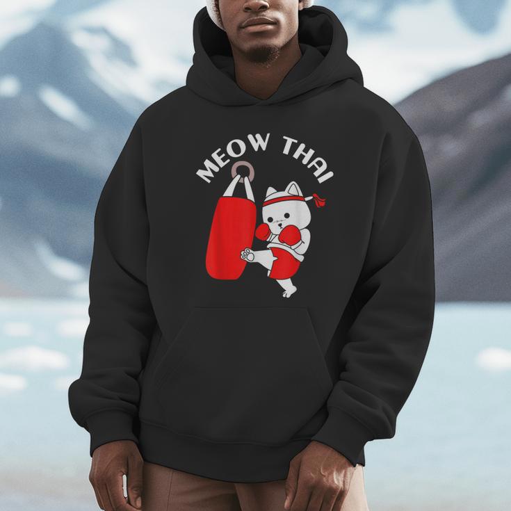 Muay Thai Cat Meow Thai Unisex Hoodie Muay Thai Cat Meow Thai Unisex Hoodie