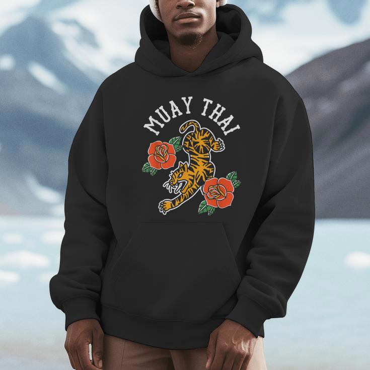 Muay Thai Fighter Hobby Martial Arts Boxing Unisex Hoodie