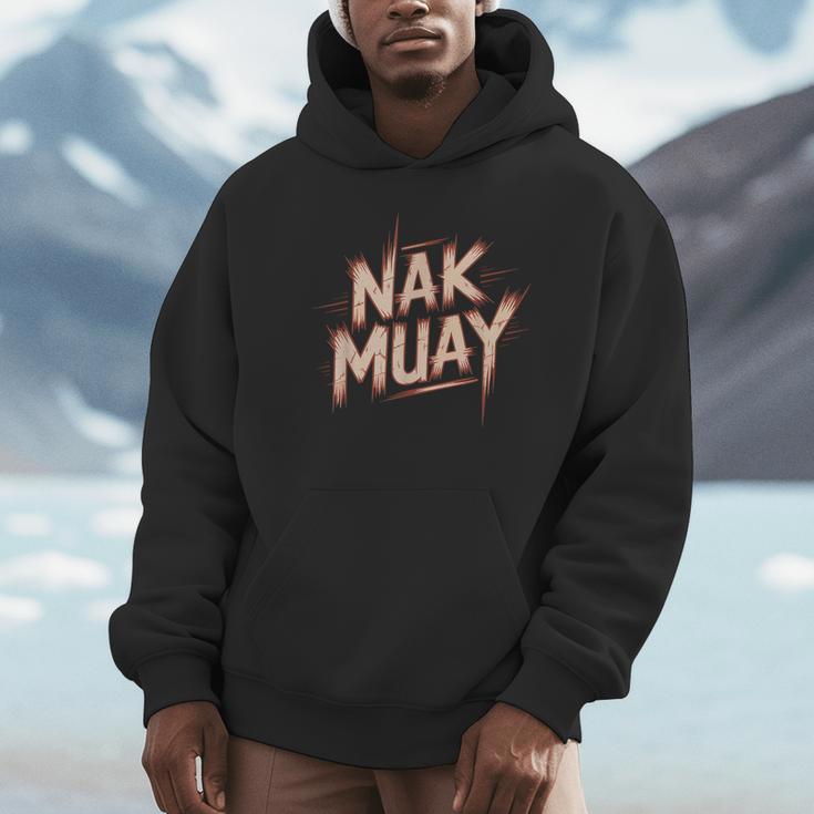 Muay Thai Fighter Nak Identity Training Practitioner Proud Unisex Hoodie