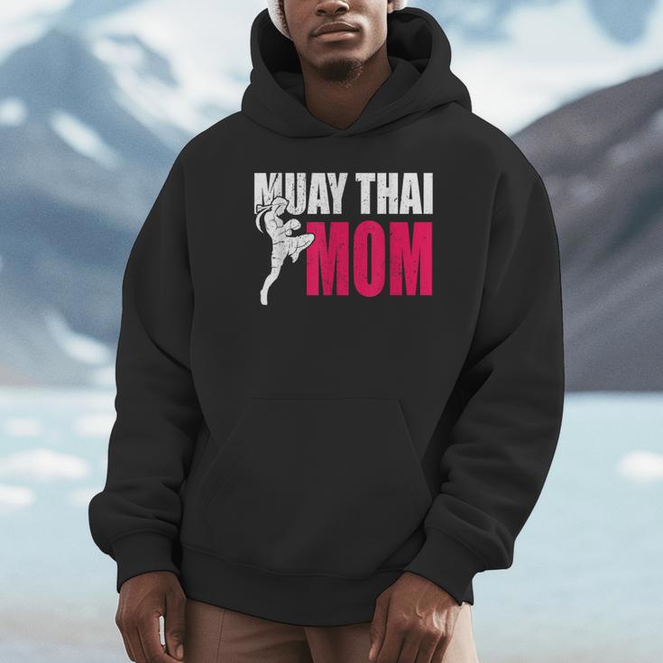 Muay Thai Mom Women Boxing Kickboxing MMA Muay Thai Unisex Hoodie
