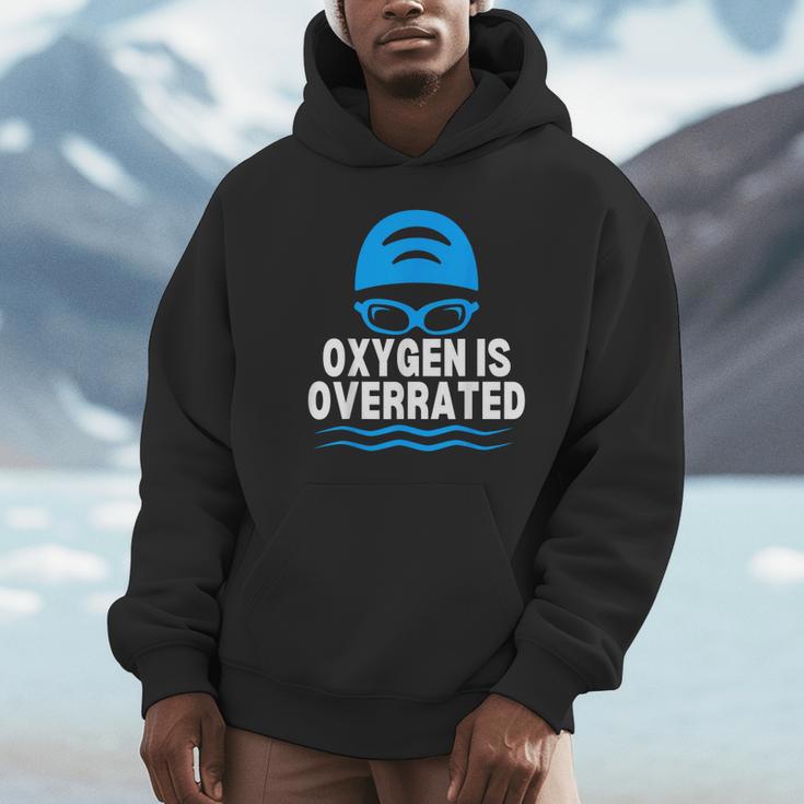 Oxygen Is Overrated Swimming Swim Unisex Hoodie