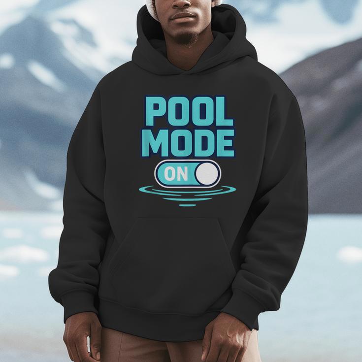 Pool Mode On Summer Swimming Vacation Unisex Hoodie