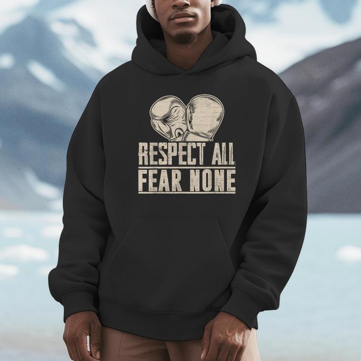 Respect All Fear None Muay Thai Unisex Hoodie Respect All Fear None Muay Thai Unisex Hoodie