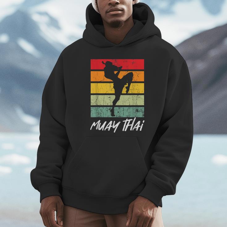 Retro Muay Thai Vintage MMA Martial Arts Thailand Boxing Unisex Hoodie