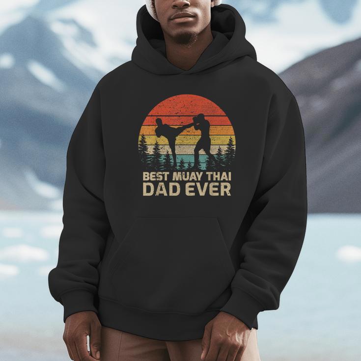 Retro Vintage Best Muay Thai Dad Ever Father's Day Unisex Hoodie Retro Vintage Best Muay Thai Dad Ever Father's Day Unisex Hoodie