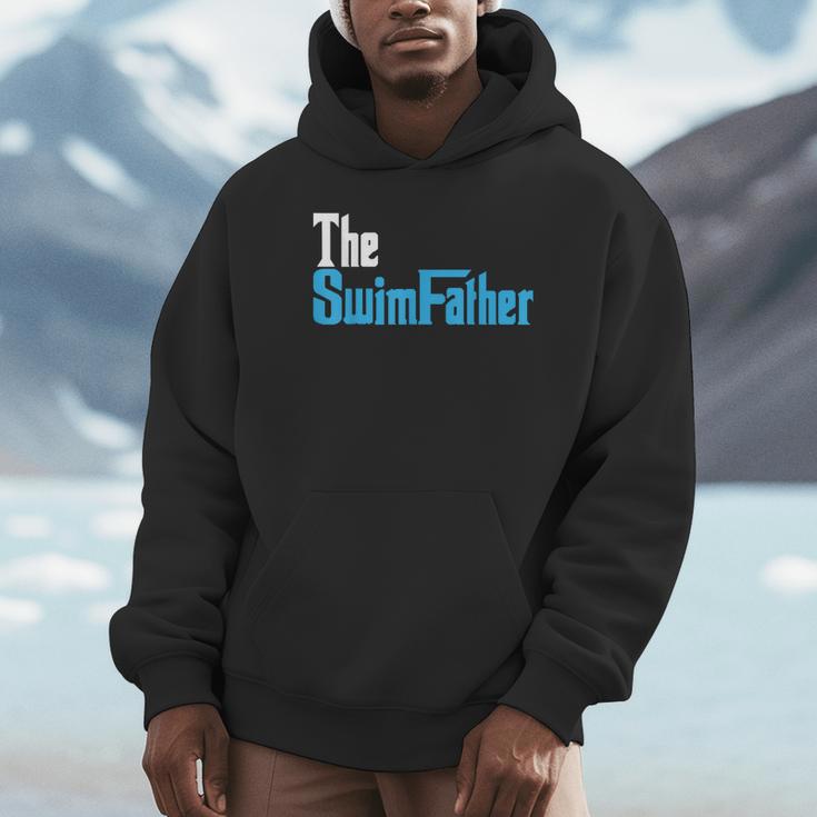 The SwimFather Saying Tee For Swimming Fatehrs Unisex Hoodie The SwimFather Saying Tee For Swimming Fatehrs Unisex Hoodie