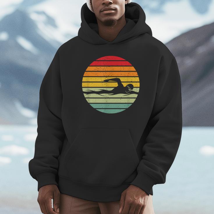 Swimming & Water Sport Vintage For Swimmers & Swim Coaches Unisex Hoodie