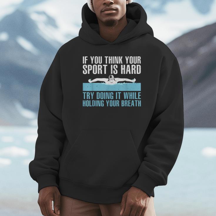 Swimming Art For Men Women Swimmer Swim Coach Training Unisex Hoodie Swimming Art For Men Women Swimmer Swim Coach Training Unisex Hoodie