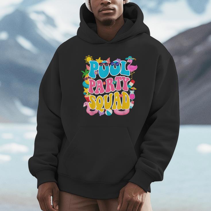 Swimming Pool Party Squad Beach Pool Party Matching Beach Unisex Hoodie