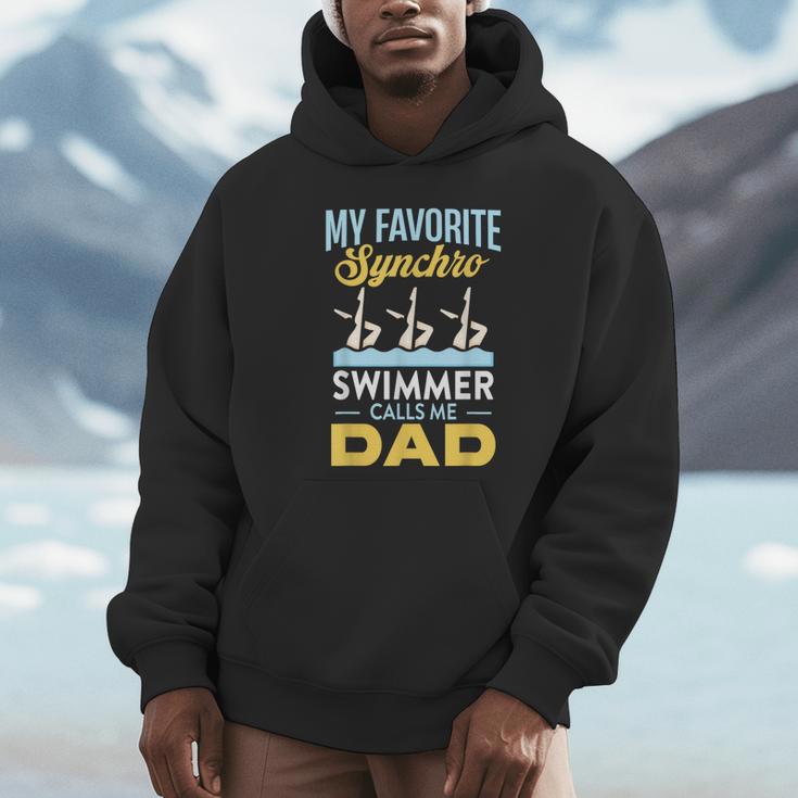 Synchronized Swimming Dad Favorite Synchro Swimmer Artistic Unisex Hoodie