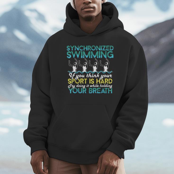 Synchronized Swimming Shirt Synchro Swimmer Artistic Unisex Hoodie Synchronized Swimming Shirt Synchro Swimmer Artistic Unisex Hoodie