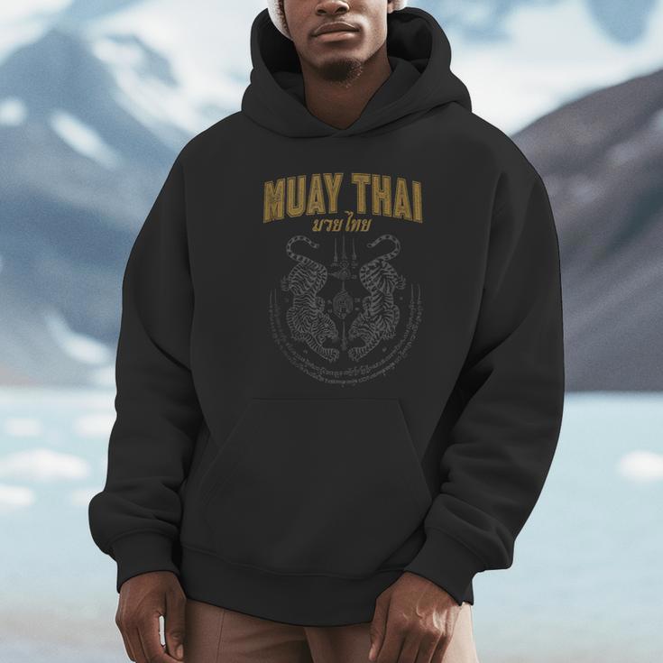 Twin Tiger Sak Yant Muay Thai Tank Top Unisex Hoodie Twin Tiger Sak Yant Muay Thai Tank Top Unisex Hoodie