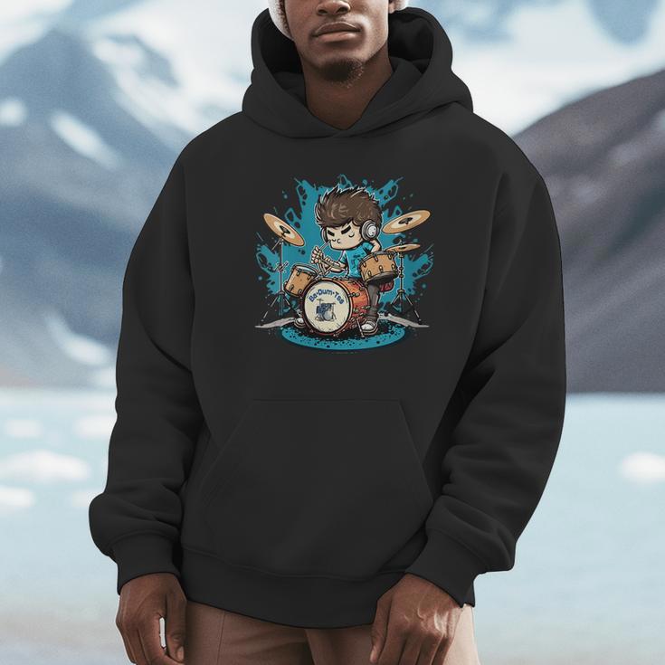 Women's Drum Set Drumming Drummers Drum Kits Music Unisex Hoodie Women's Drum Set Drumming Drummers Drum Kits Music Unisex Hoodie