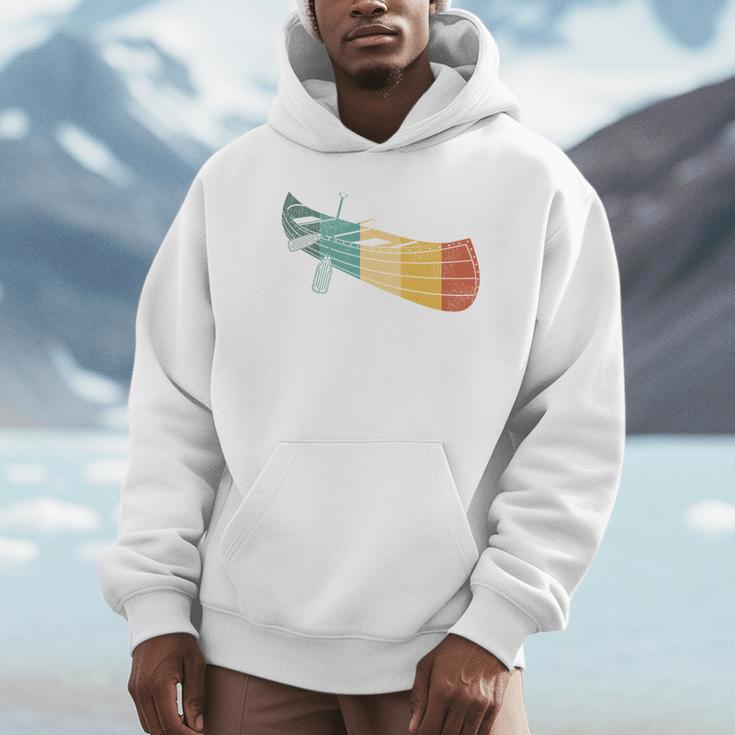 Canoe Canoeing Retro Vintage Unisex Hoodie