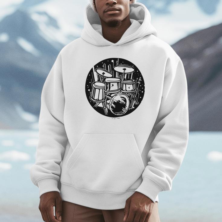 Drum Kit Drums Sweatshirt Unisex Hoodie Drum Kit Drums Sweatshirt Unisex Hoodie