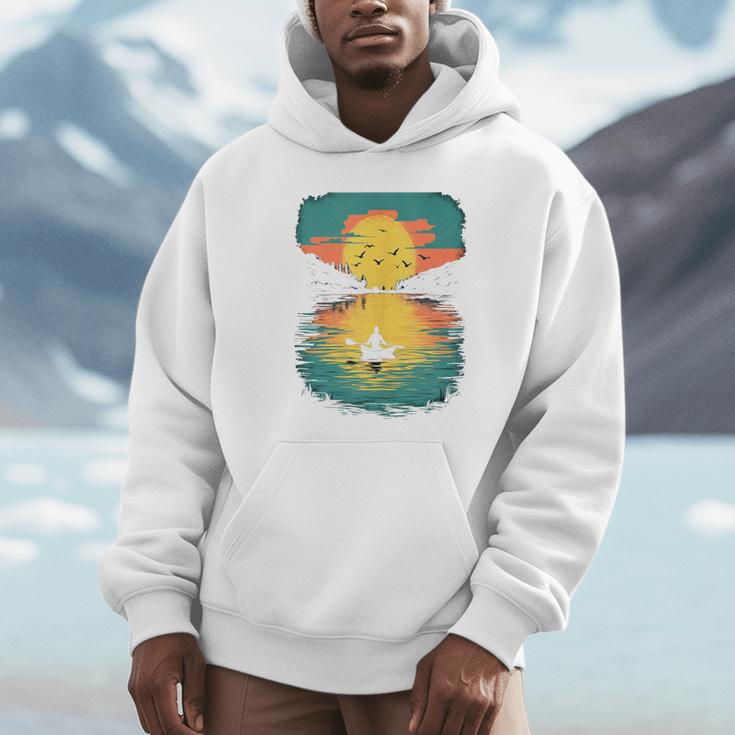 Kayak Kayak Canoe Lake Kayak Canoeing Sleeveless Unisex Hoodie