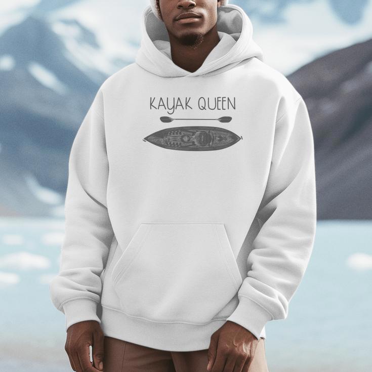 Kayak Queen Fun Kayak And Canoe Paddler Unisex Hoodie