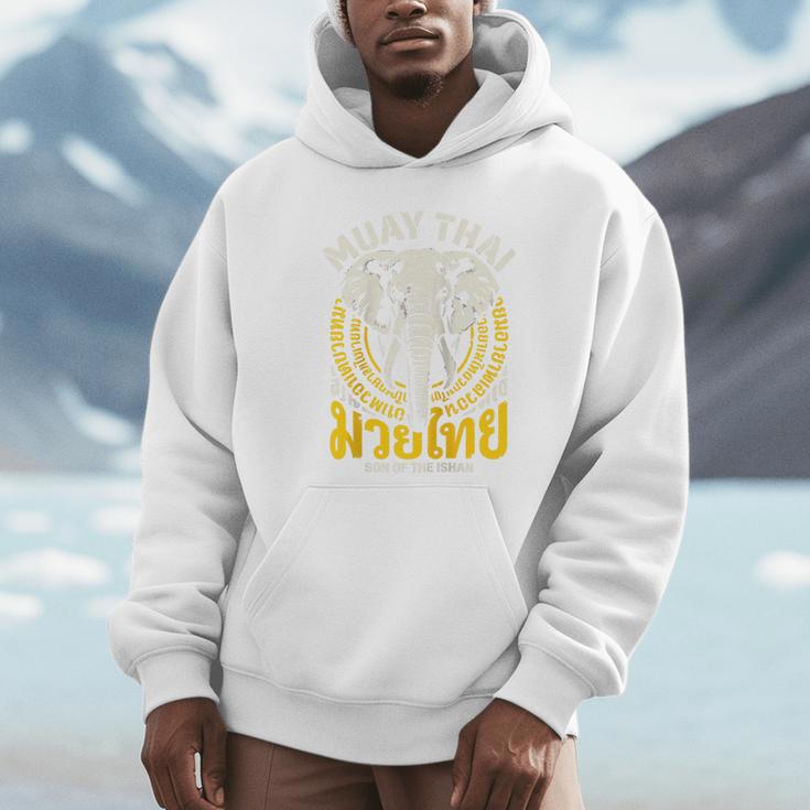 Muay Thai Thailand Fighter Martial Arts Son Of The Ishan Tee Raglan Baseball Tee Unisex Hoodie