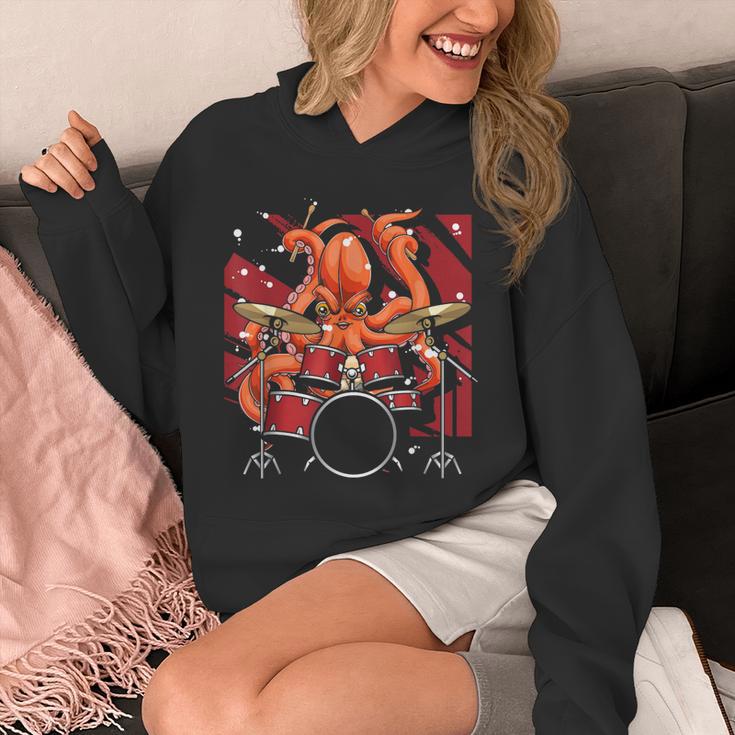 Animal Octopus Musician Drum Kit Octopus Drummer Unisex Hoodie Animal Octopus Musician Drum Kit Octopus Drummer Unisex Hoodie