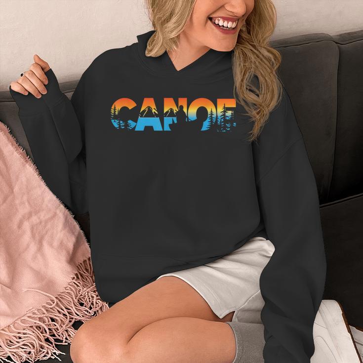 Canoe Canoeing Retro Canoe Unisex Hoodie