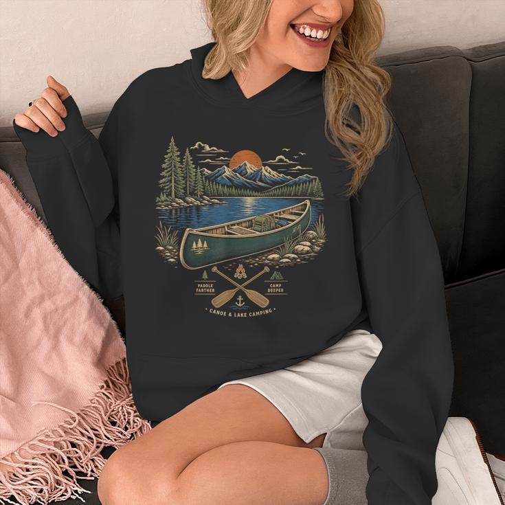 Canoe And Lake Camping Paddle Camp Unisex Hoodie Canoe And Lake Camping Paddle Camp Unisex Hoodie
