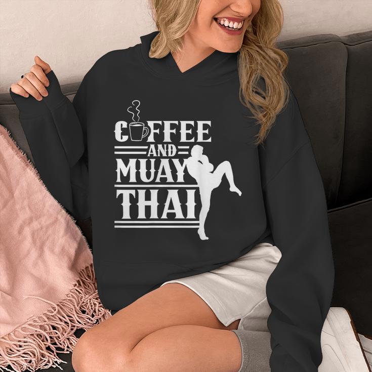 Coffee And Muay Thai Martial Arts Boxing Hobby Fighter Unisex Hoodie