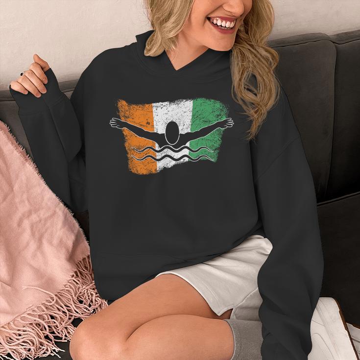 Cool Ireland Flag Vintage Irish Flag Swimmer Fly Swimming Unisex Hoodie Cool Ireland Flag Vintage Irish Flag Swimmer Fly Swimming Unisex Hoodie