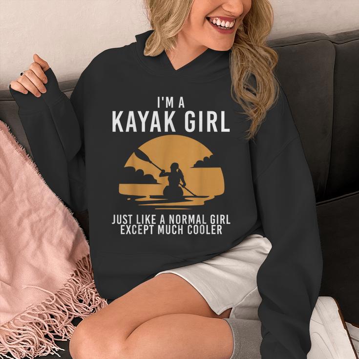 Cool Kayak For Women Girls Kayaker Canoe Kayaking Paddle Oar Unisex Hoodie