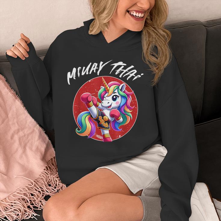 Cute Thai Boxing And Muay Thai Unicorn Unisex Hoodie