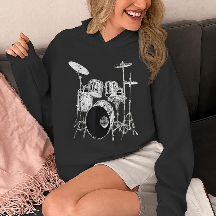Drums Drum Kit Music Unisex Hoodie Drums Drum Kit Music Unisex Hoodie