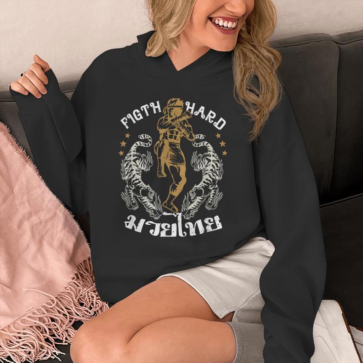 Fight Hard Traditional Fighter Muay Thai Unisex Hoodie