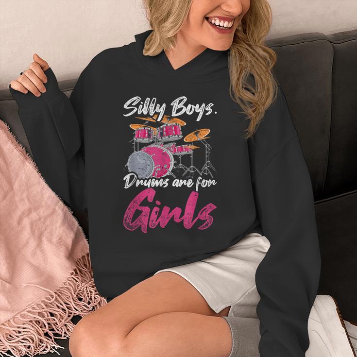 Girls Boys Kids Drummer Drum Kit Unisex Hoodie Girls Boys Kids Drummer Drum Kit Unisex Hoodie