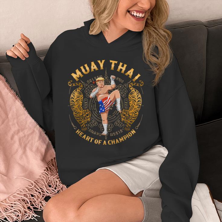 Heart Of a Champion Kickboxing And Muay Thai Trump Unisex Hoodie
