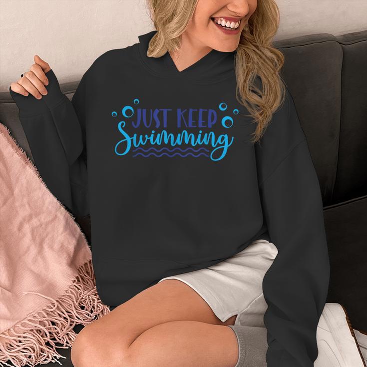 Just Keep Swimming I Love Swimming Unisex Hoodie Just Keep Swimming I Love Swimming Unisex Hoodie