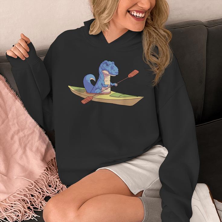 KayakRex Dinosaur Canoe Shirt Kayak For Children Unisex Hoodie