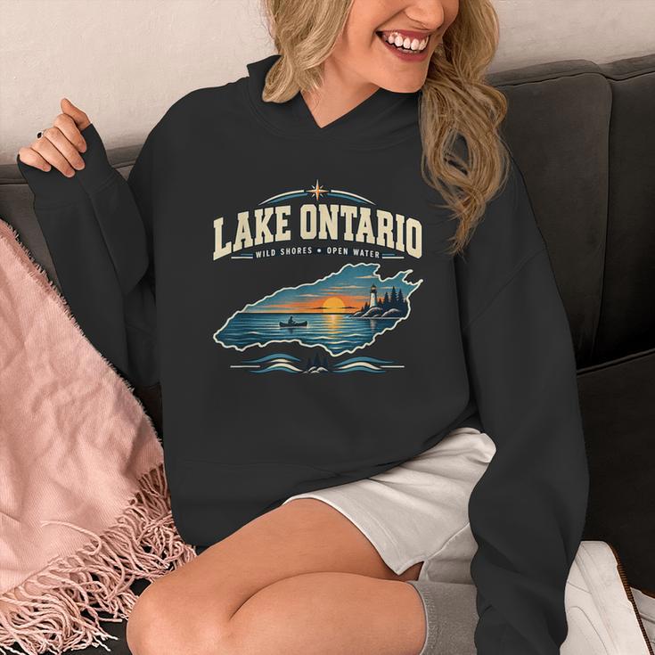 Lakes Lake Ontario Fishing Canoe Lighthouse Outdoor Unisex Hoodie Lakes Lake Ontario Fishing Canoe Lighthouse Outdoor Unisex Hoodie