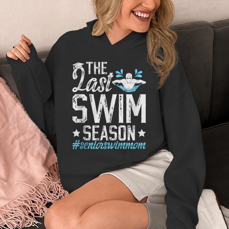 Last Swim Season Swim Senior Mom Swimming Senior Mama Unisex Hoodie