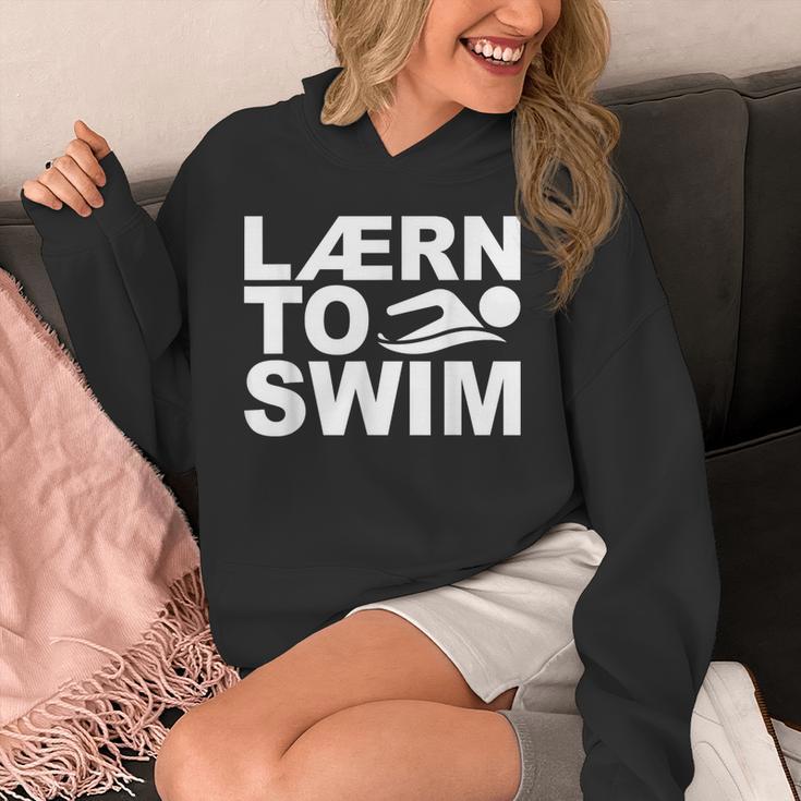 Learn To Swim Swimming Graphic Unisex Hoodie Learn To Swim Swimming Graphic Unisex Hoodie