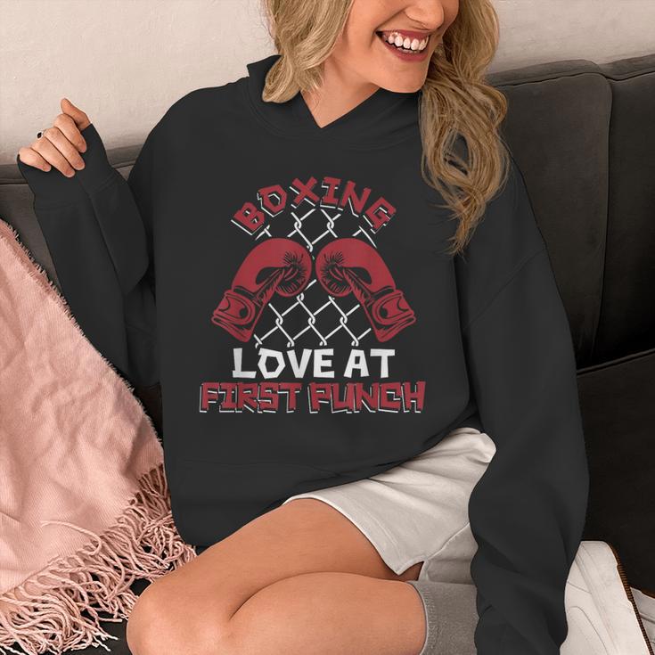 Love At First Punch Professional Boxer Muay Thai Boxing Unisex Hoodie